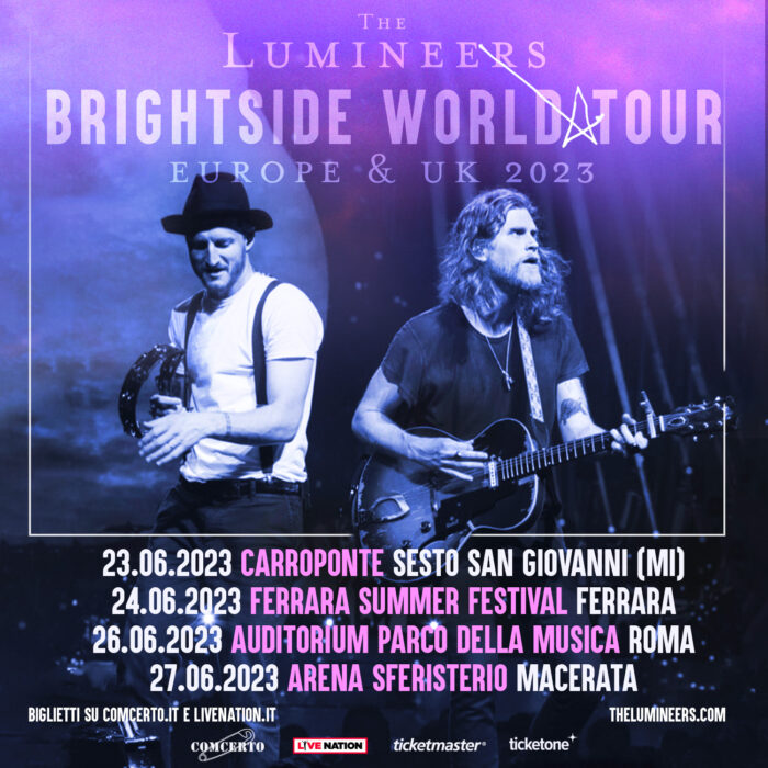 lumineers brightside tour 2023